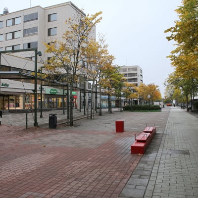 Järvenpään keskustassa sijaitseva Janne-kävelykatu.