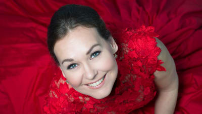 Den åländska mezzosopranen Jenny Carlstedt.