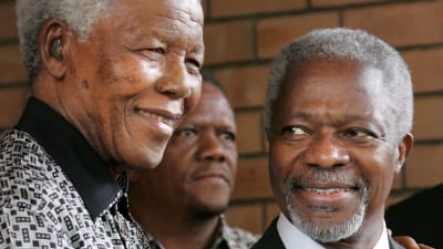 Kofi Annan och Nelson Mandela