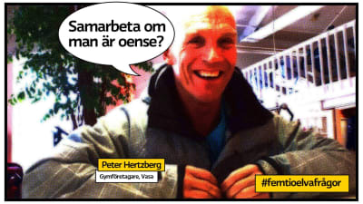 Gymföretagare Peter Hertzberg i Vasa.