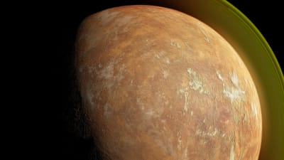 Exoplaneten Barnard b kunde se ut så här.