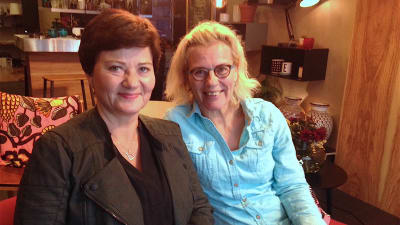 Bettina Sågbom och Christine Suvanto i Efter Nio radio