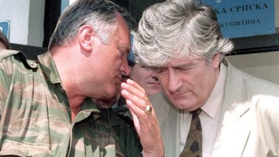 Radovan Karadzic och Ratko Mladic