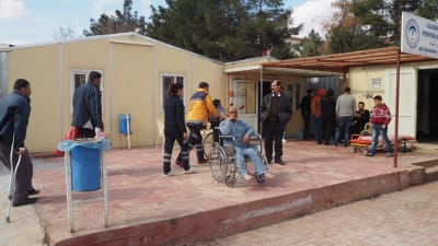 Sjukhusen fylls av sårade från Aleppo