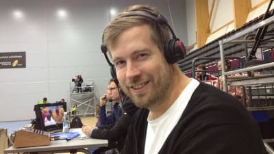 Olle Stenius, handbollsexpert för Yle Sporten.