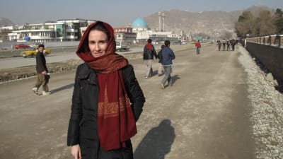 Journalisten Jenny Nordberg i Afghanistan