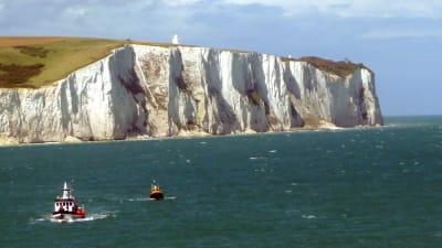 Vita klipporna vid Dover.