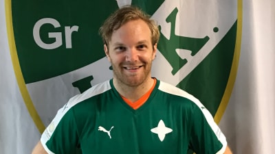 Patrik Johanson i GrIFK:s tröja.