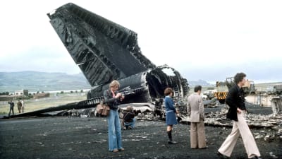 Efter flygolyckan på Teneriffas flygplats 1977.