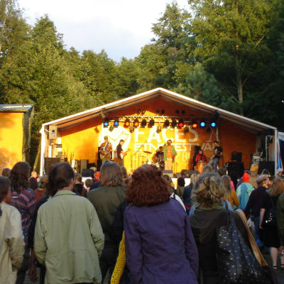 Konsert på Facesfestivalen i Billnäs.