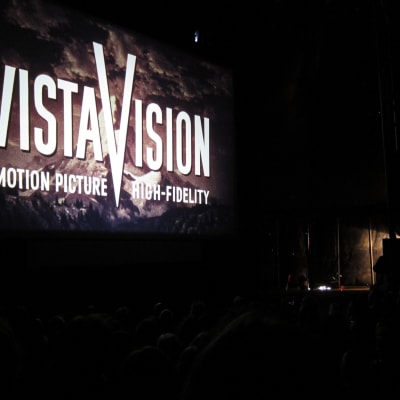Vistavision-vinjetten i filmen Vertigo.