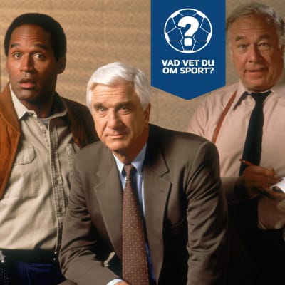 O.J. Simpson, Leslie Nielsen och George Kennedy i filmen Den nakna pistolen 2 1/2.