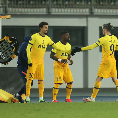 Tottenhamin Dele Alli tuli vaihdosta kentälle Linzissä. 