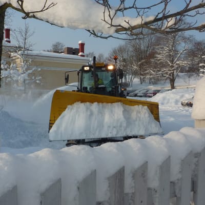 Snöplogning