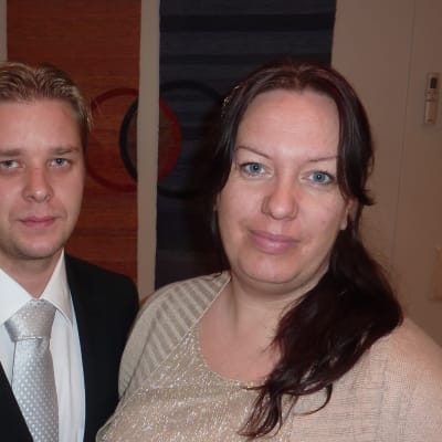 Mika Ahlroth och Maria Lindroos