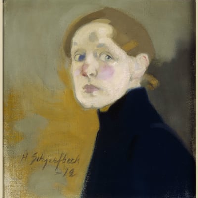 Helene Schjerfbecks Självporträtt (1912)