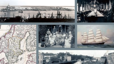 pärmbilden till boken Havet, handeln och nationen om släkten Donner i Finland