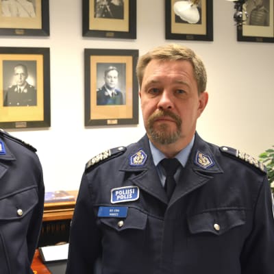 Porträtt av biträdande polischef Bo-Erik Hanses.