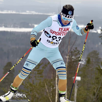 Riitta-Liisa Roponen i FM-spåret.