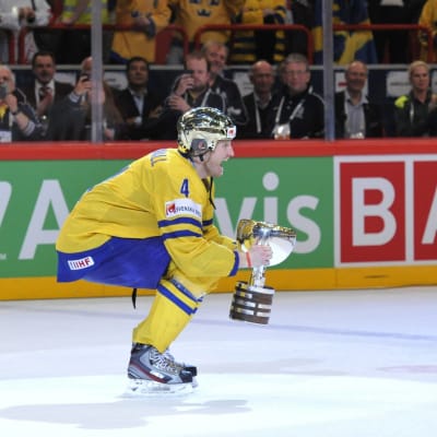 Staffan Kronwall fick fira VM-guld 2013.