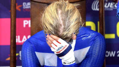 Lotta Lepistö var besviken efter EM-tempoloppet i Glasgow.