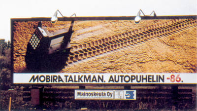 Reklam för Mobira Talkman