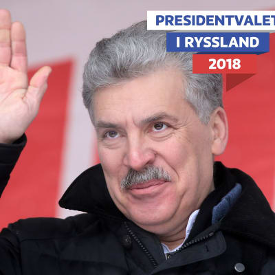 Rysslands kommunistpartis presidentkandidat Pavel Grudinin