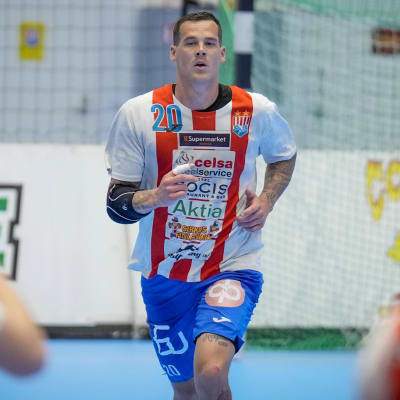 Nico Rönnberg under finalserien 2023.