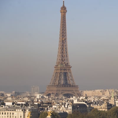 Eiffeltornet i april 2017.
