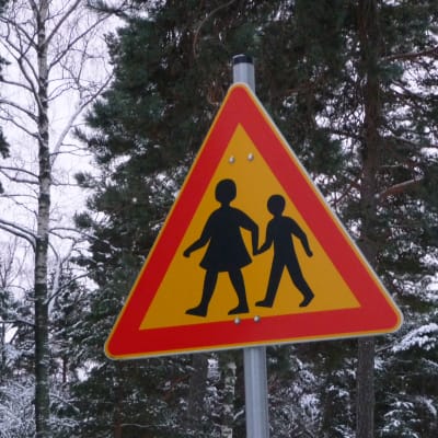 Trafikmärke för skolelever