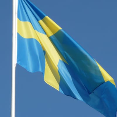 Sveriges flagga.