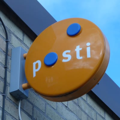 Postens skylt.