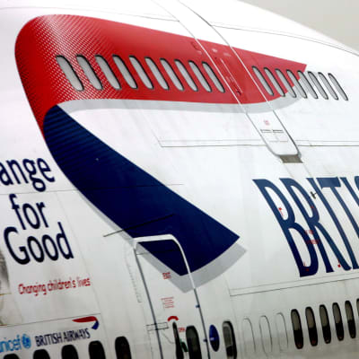 Ett British Airways-plan i Heathrow