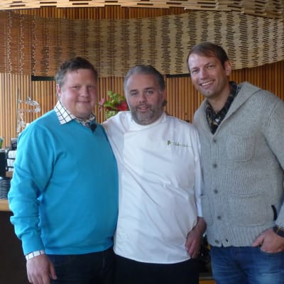 Det blev ett kärt återseende för Michael med restaurang Fond och Stefan Karlsson som Michael jobbade med för 10 år sedan