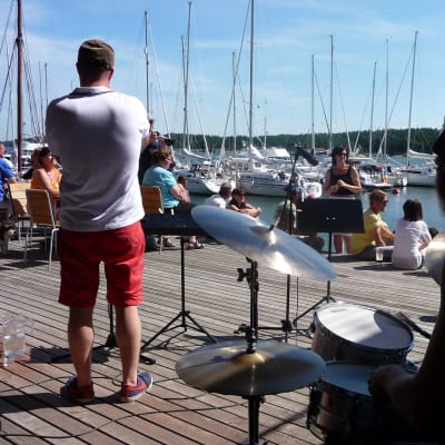 Korpo Sea Jazz vid gästhamnen i Korpoström