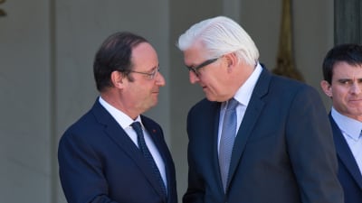 Frankrikes, Tysklands, Ukrainas och Rysslands utrikesministrar träffas i Berlin.