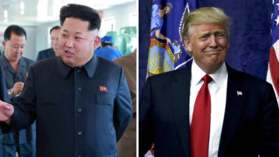 Kim Jong-un och Donald Trump