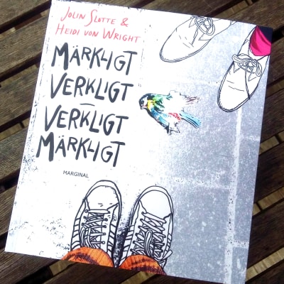 Pärmen till Jolin Slottes och Heidi von Wrights bok "Märkligt verkligt - verkligt märkligt".