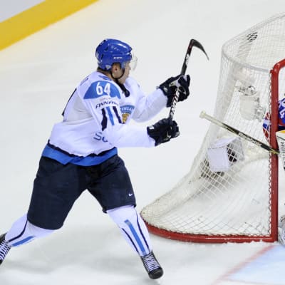 Mikael Granlund gör sitt zorromål mot Ryssland.