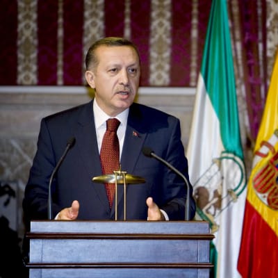 Turkiets premiärmninister Recep Tayyip Erdogan