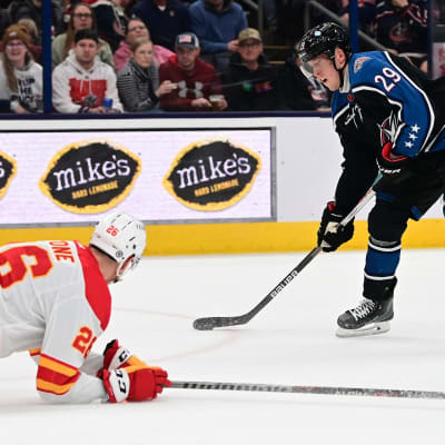 Patrik Laine gjorde mål mot Calgary. 