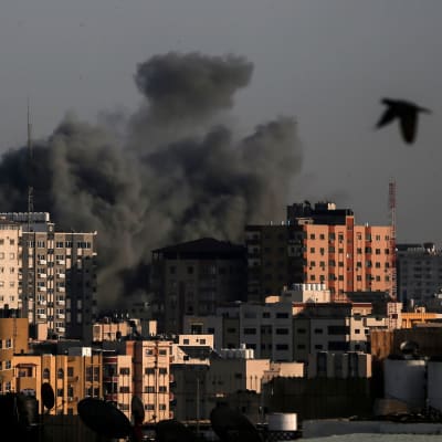 Bombning i Gaza.