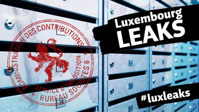 Luxleaksin logo koskien vuodettuja asiakirjoja.