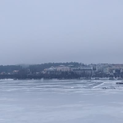 Jyväsjärven retkiluistelurata.