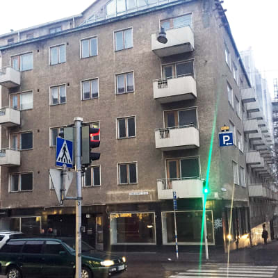 Ett bostadshus på adressen Tavastgatan 24 i Lahtis.