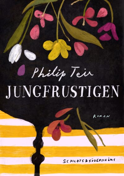 Pärmen till Philip Teirs roman "Jungfrustigen".