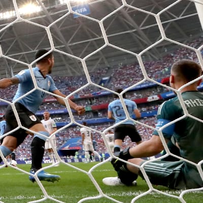 Huippuhetket: Uruguay löi Venäjän 3-0