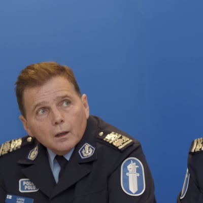 Polischef Lasse Aapio och biträdande polischef Ilkka Koskimäki