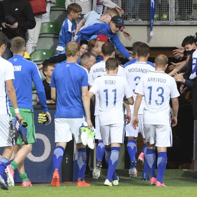 Finlands fotbollslandslag fick nöja sig med 1-1 mot Lichtenstein i onsdags.