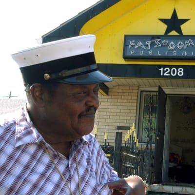 Rockmusikern Fats Domino.